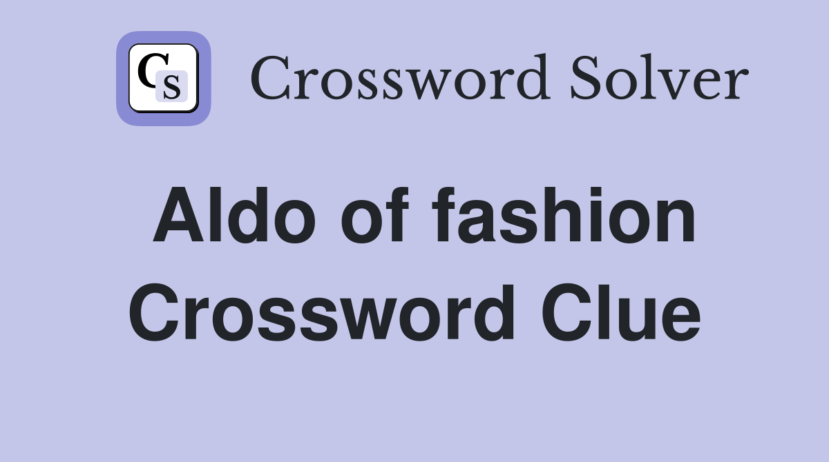 Designer versace discount crossword clue